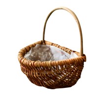 로즈로드 라탄 행잉 화분 바구니 30cm, 1개