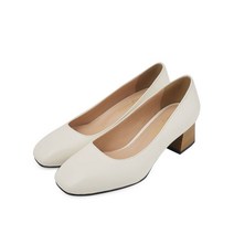 라그라치아 다이아나 가죽 라운드 토 펌프스 5cm