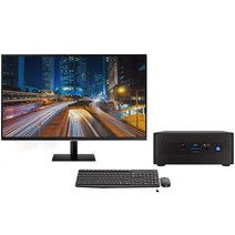 AID 인텔 NUC 11 Performance Mini PC 11PAHi7 AIO-04 (i7-1165G7 80cm WIN10 Pro RAM 16GB NVMe 500GB) + 키보드 + 마우스, 기본형