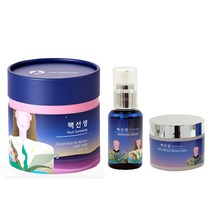 케이원뷰티주식회사 팩선생 여성용 영양세럼팩 42p + 파우치 + 모닝세럼 + 코팅크림 세트, 1세트