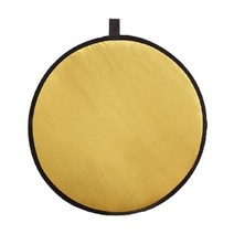 w에이블 촬영용 휴대용 반사판 01 골드 앤 실버 60, 1개