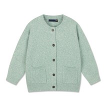 데이데이 아동용 라운드 니트 도톰 가디건