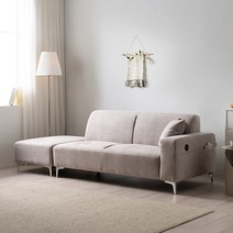 잉글랜더 홀리데이 USB 아쿠아텍스 3인용 소파 좌형 방문설치, 라이트그레이