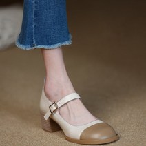 TCR 셀레나 1번 투톤 메리제인 펌프스