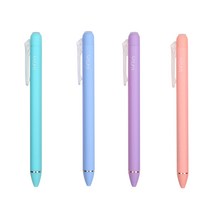 리플린 퀵드라이 단색펜 0.4mm 4종 세트, 민트. 블루, 퍼플, 핑크, 1세트
