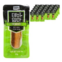 테비토퍼 고양이 테비 맘마 간식 22g, 가다랑어맛, 24개