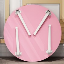 따니네 에투알 원형 접이식 테이블 대 ZZ020, 핑크