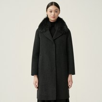 올리비아로렌 여성용 폭스퍼 핸드메이드 코트 VOPEAXW-A361
