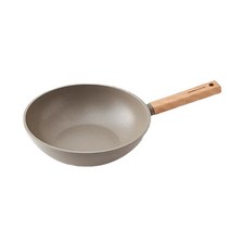 한샘 티타늄코팅 통주물 그레이 웍 딥팬, 1개, 26cm