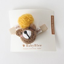 베이비블리 여아용 코코베어 머리핀 2종 세트