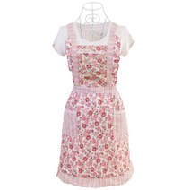 에이스 포켓 플라워 주방 앞치마 74 x 76 cm, A04, 1개