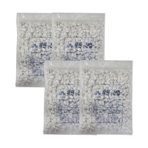 미미네스톤 백자갈 15mm 3kg, 화이트, 4개