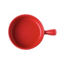 MerlinatHome 오븐용 원형 손잡이 앞접시, 레드