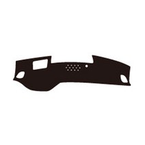 Gaon 논슬립 마이크로벨벳 대시보드커버, 블랙, 현대 제네시스 G70 2017년 9월 (HUD 유 / 센터스피커 유), 현대