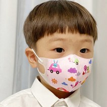 아이다움 아동용 구름 자동차 캐릭터 마스크 새부리형 10p