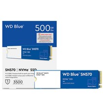 [nvme컨버터] WD Blue SN570 NVMe SSD M.2 2280, WDS500G3B0C, 500GB