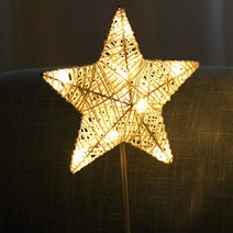 어썸리브 LED 라탄 무드등, 04 별