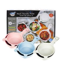 테지움 테디베어 핸들 플레이트 6p 세트, 1개, 소형 3종 + 대형 3종