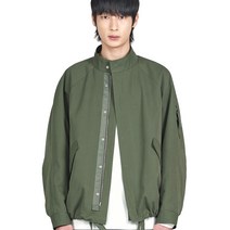 지플리시 남성용 숏 밀리터리 자켓