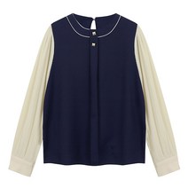 탱커스 라운드넥 베이직 심플 블라우스