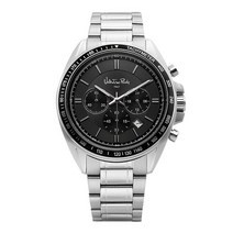 발렌티노루디 남성용 쿼츠 남성 메탈시계 VR6528BKWT