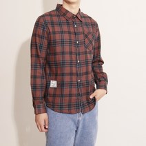 더프리스 남성용 체크 캐주얼 셔츠