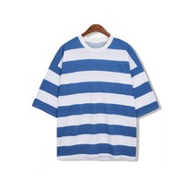 가이스토리 남성용 가토박스 엠보 스트라이프 반팔티
