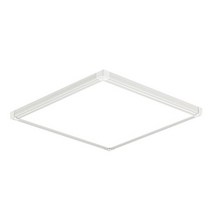 시그마LED 엣지플러스 삼성칩 초슬림 무타공 면조명 전구색 3000K 40W 450 x 450 mm, 화이트