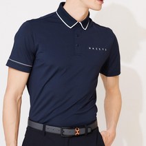 헤지스골프 남성용 PQ조직 솔리드 반팔 카라 티셔츠