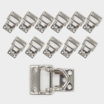 바지 치마 경첩 걸고리 후크 마이깡 V자 니켈 8mm, 13개