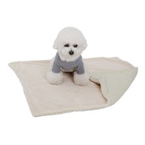 레드퍼피 반려동물 폴라리 블랭킷 담요, 소프트베이지