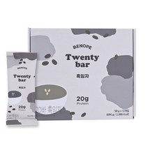 베노프 20바 흑임자 프로틴바 12p, 696g, 1개