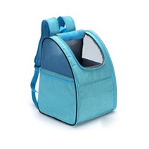 라타 반려동물 메쉬 박스형 외출가방, 라이트블루