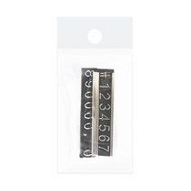 아트사인 프라이스칩 스탠드 가격 안내판 66 x 16 x 17 mm, 은색, 1개