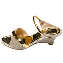 트리샤 여성용 글리터 포인트 뮬 슬리퍼 BK6603 6cm