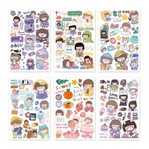 온업 DIY 다이어리 꾸미기 스티커 세트 ST02, 타입 12, 1세트
