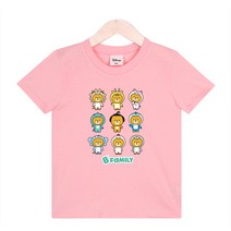 뉴욕꼬맹이 아동용 B패밀리 NY 반팔 티셔츠 Y092