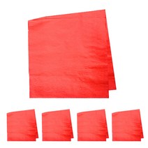 파티쇼 칼라 냅킨 20p, 레드, 5개