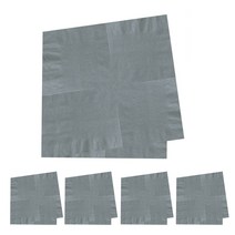 파티쇼 칼라 냅킨 20p, 실버, 5개