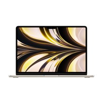 Apple 2022 맥북 에어 13 M2, 스타라이트, M2 8코어, GPU 8코어, 256GB, 8GB, 35W 듀얼, 한글, Z15Y0002D