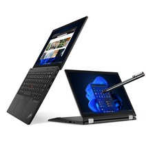 레노버 2022 ThinkPad L13 Yoga Gen3, 256GB, Thunder Black, ThinkPad L13 Yoga GEN3 - 21B50034KD, Free DOS, 코어i5, 8GB