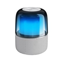 디알고 레인보우 LED 블루투스 스피커 BT7RGB, BT7RGB-WHITE, 화이트