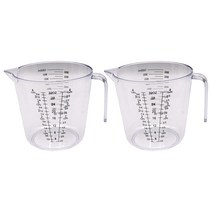 이홈베이킹 눈금 계량컵 2p, 혼합색상, 1000ml