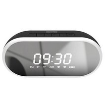 스마텍 LED 블루투스 미러 스피커 STBT-MS200, 블랙, STBT-MS200(BK)