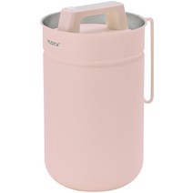 리본제이 무디타 304 스텐 진공 음식물 쓰레기통 2.8L, 핑크