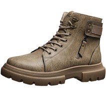 하라다이 와일드 구제 가죽 남성용 아웃도어 패션 워커