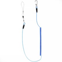 붐스피싱 카라비너 스프링줄 T072, 블루, 1개