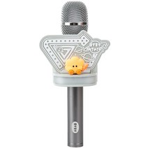 로이체 BT21 Minini 블루투스 5.0 무선 노래방 마이크 스피커 슈키, BT21-RMC-4E-SK