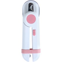 울리올리 반려동물 LED 발톱깎이 155 x 43 x 17 mm, 핑크, 1개