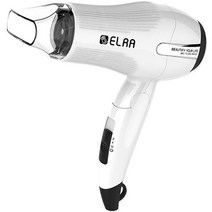 엘라 터보 접이식 헤어드라이기 EHD-1243 1200W, 화이트